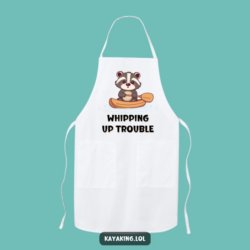 Funny Brave Badger Apron: Kitchen Navigator - Perfect Funny Gift for Cooks