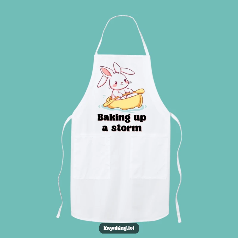Funny Playful Bunny Apron: Kitchen Fun with Floppy Ears - Great Gift