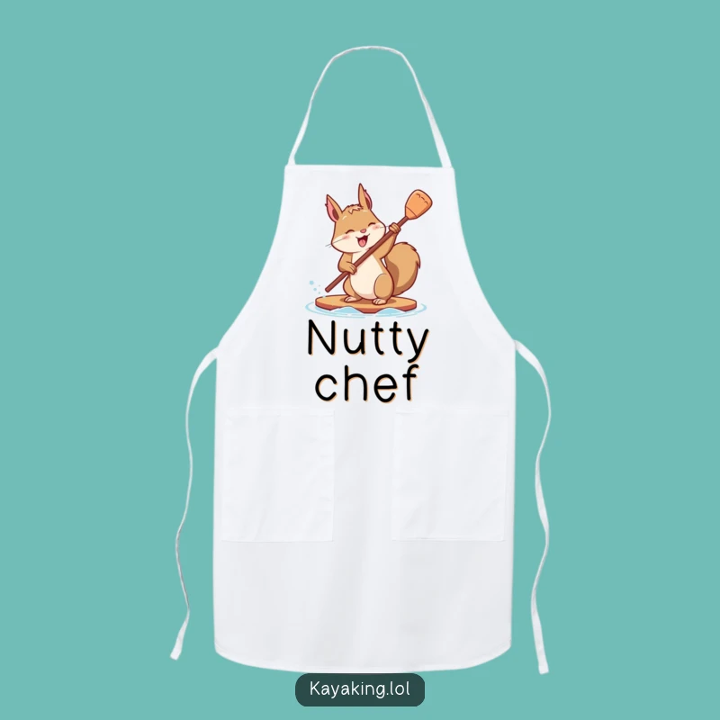 Funny Squirrel Paddle Apron: Determined Kitchen Fun, Hilarious Funny Gift
