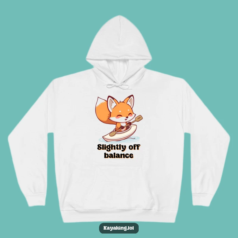 Funny Fox Kayaking Hoodie: Cozy Up with This Hilarious Water Adventure Gift
