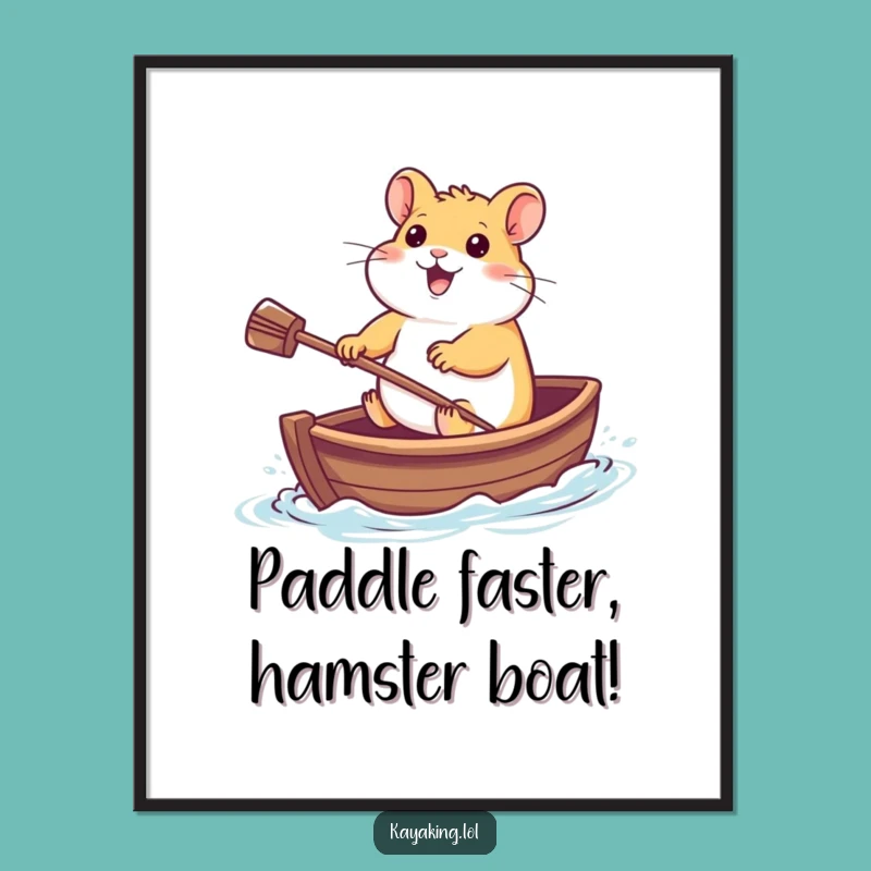 Free Printable Hamster Art: Hilarious Racing Scene for Your Downloadable Decor