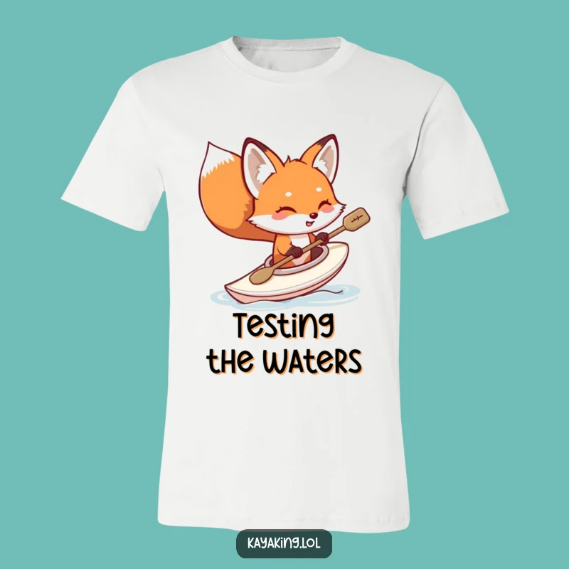 Funny Fox Kayaking T-Shirt: A Hilarious Splashy Adventure Tee for Laugh Lovers